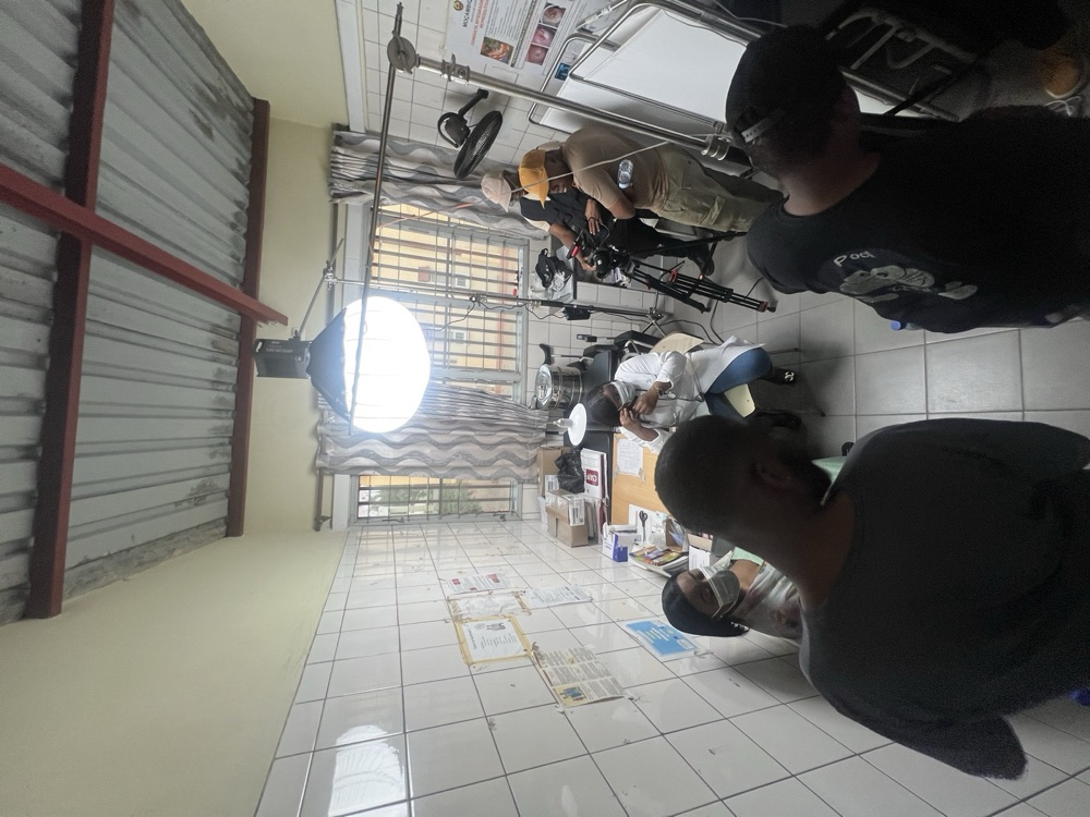 Better crew on location in Mozambique